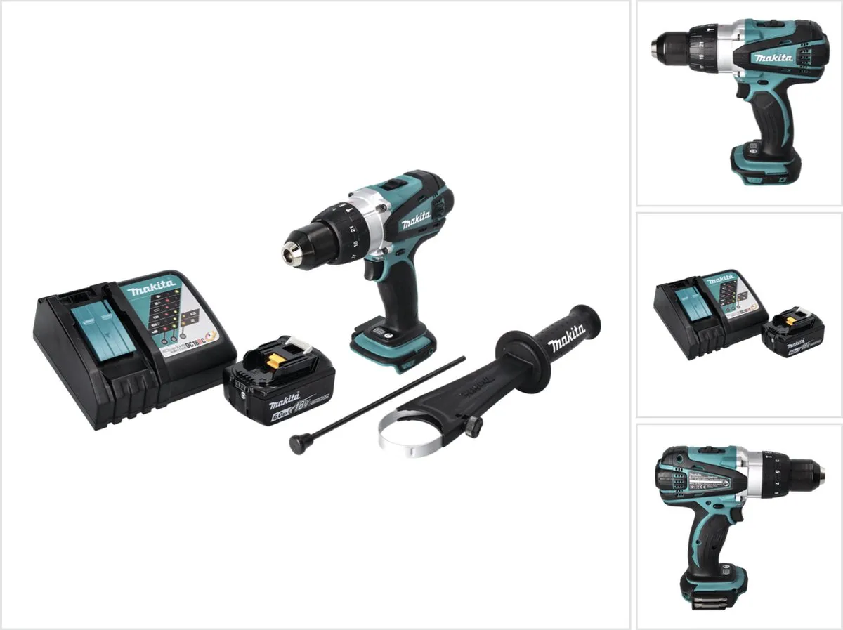 Makita DHP458RG1 Klopboormachine 18V 91Nm