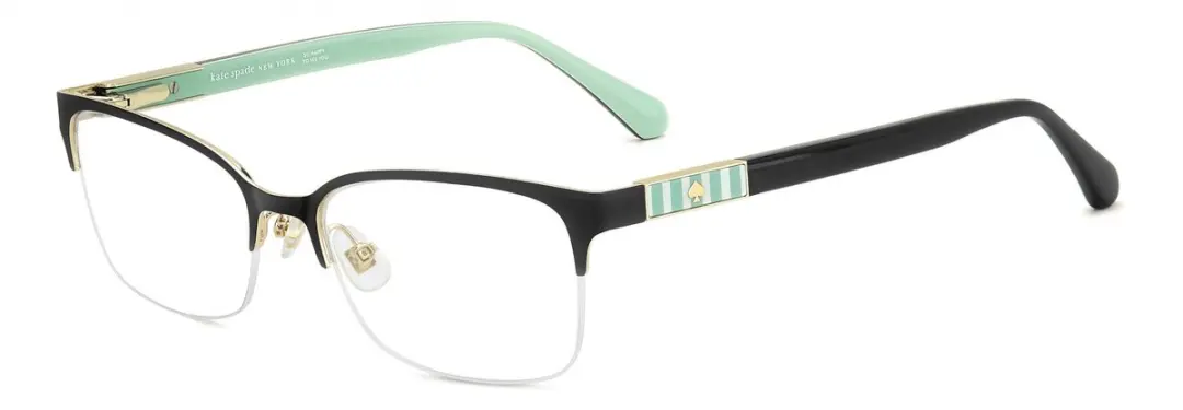 Kate Spade Alexanne 2 Brilmontuur - Black Green