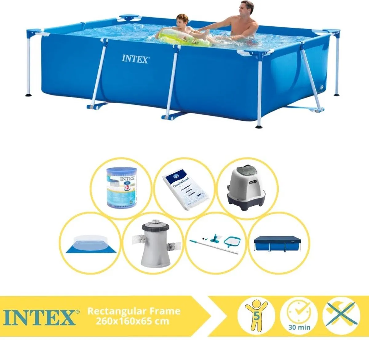 Intex 28271NP Opzetzwembad 260x160x65cm