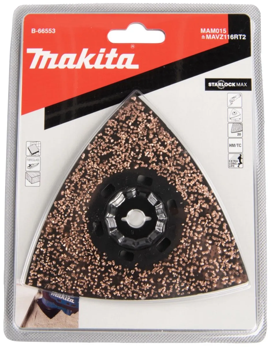Makita HM Delta 116 MAM015 Oscillerende Zaagplaat - Metaal/Hout