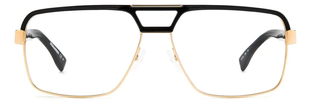 Dsquared2 D2 0034 Brilmontuur - Black Gold