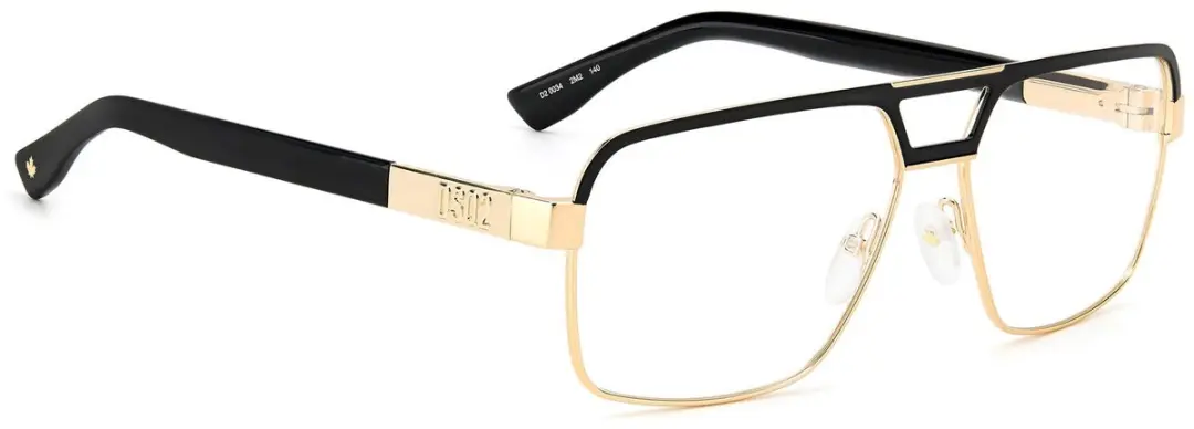 Dsquared2 D2 0034 Brilmontuur - Black Gold