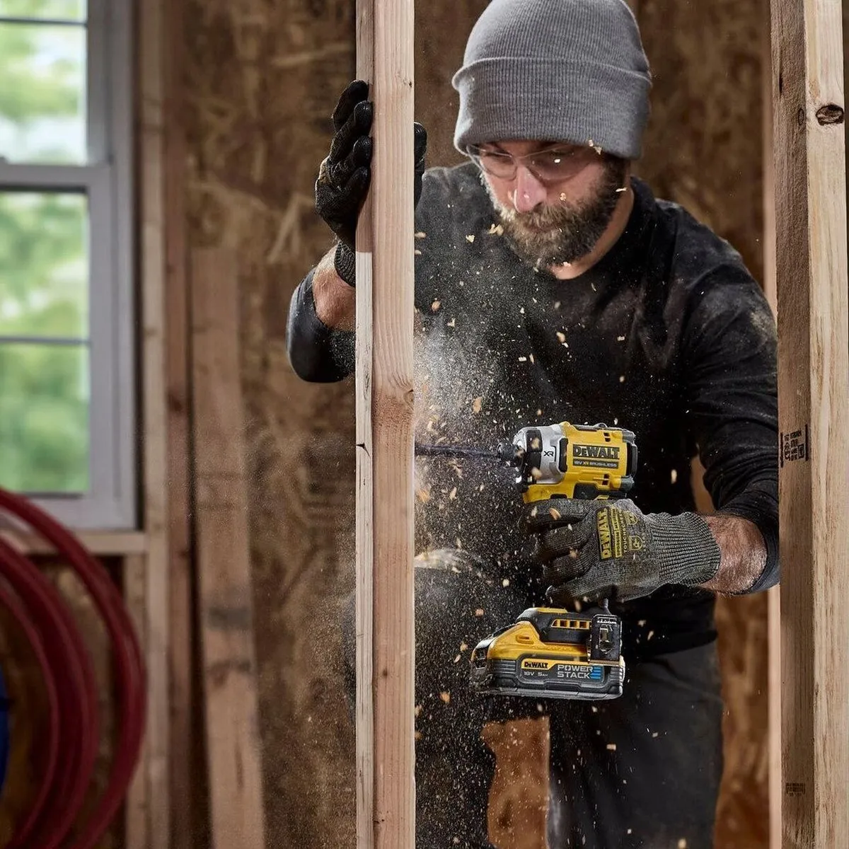 DeWalt DCF860N Accu Slagschroevendraaier 282Nm 18V XR - Geel/Zwart
