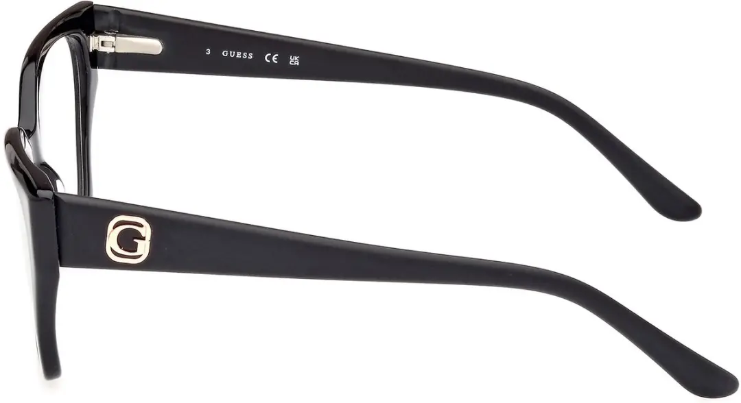Guess GU50112 Brilmontuur - Shiny Black