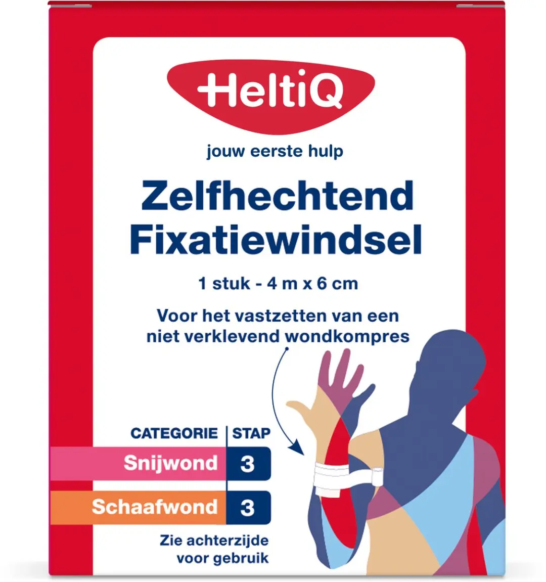 Heltiq Zelfhechtend Windsel 4m x 6cm