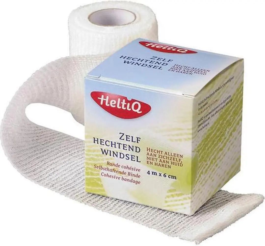 Heltiq Zelfhechtend Windsel 4m x 6cm - Wit