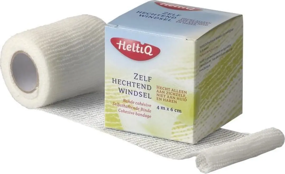 Heltiq Zelfhechtend Windsel 4m x 6cm - Wit