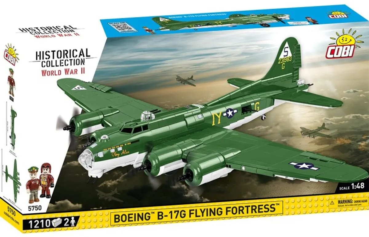 Cobi Boeing B-17G Vliegend Fort Bouwset 1210-delig - Meerkleurig