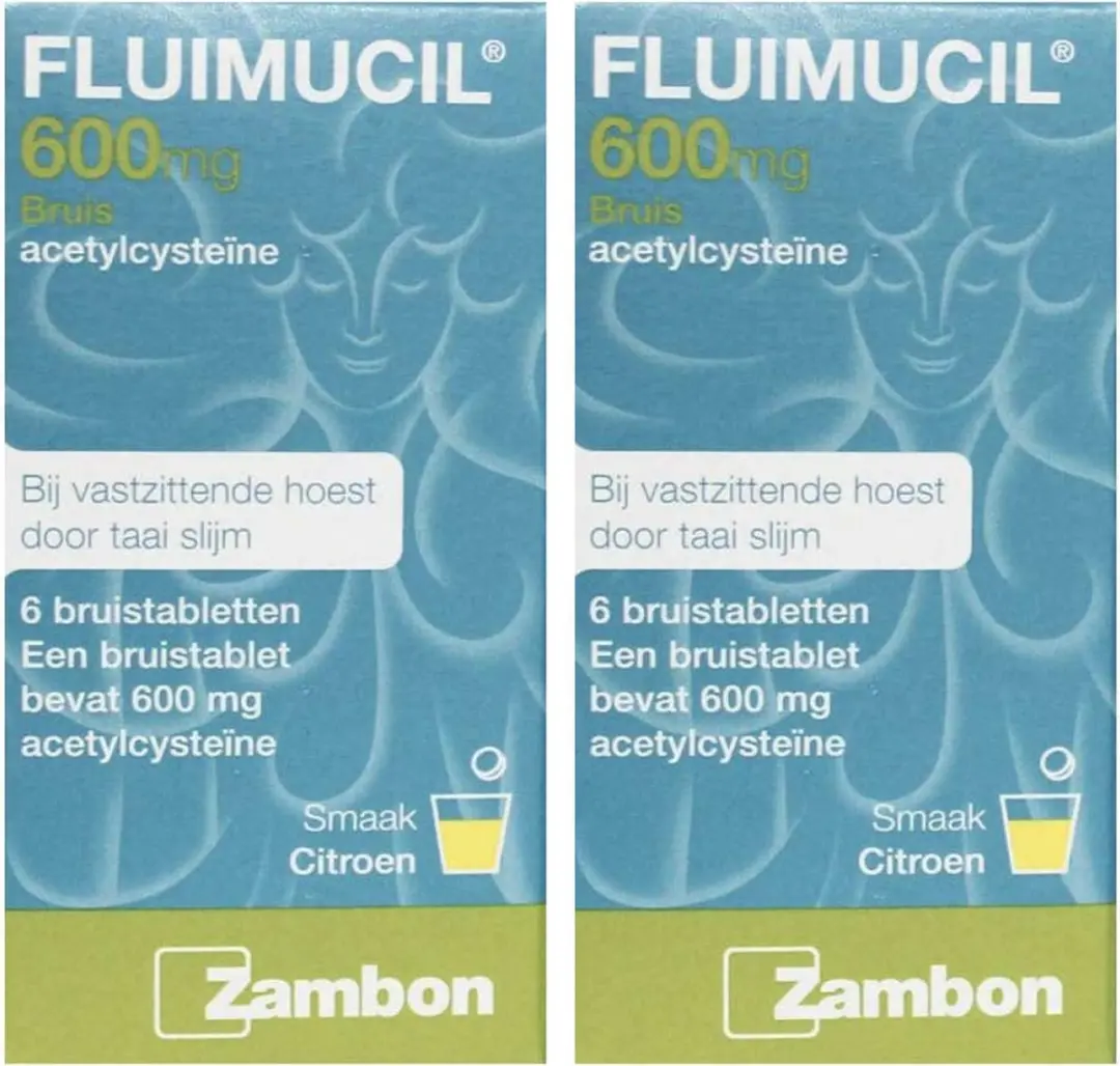 Fluimucil Hoest 600mg Bruistabletten - 12 Stuks