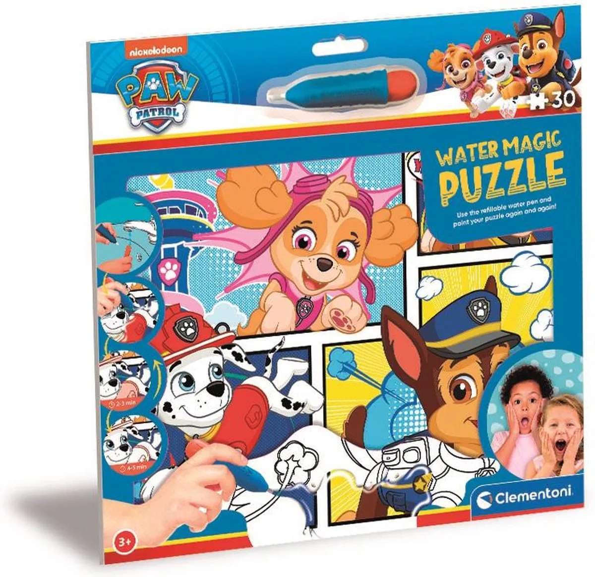 Clementoni Water Magic Paw Patrol Puzzel 30 Stuks - 3-5 jaar