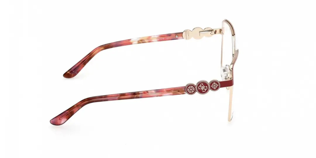 Guess GU50229 Brilmontuur - Matte Dark Red