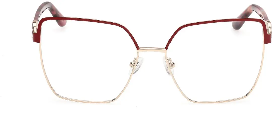 Guess GU50229 Brilmontuur - Matte Dark Red
