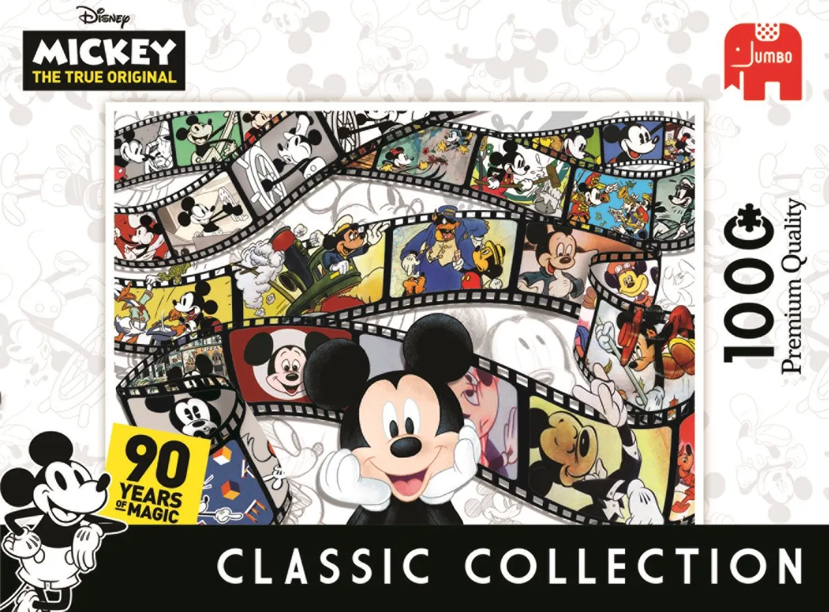 Jumbo Disney Classic Collection Mickey Mouse 90th Legpuzzel 1000 Stuks