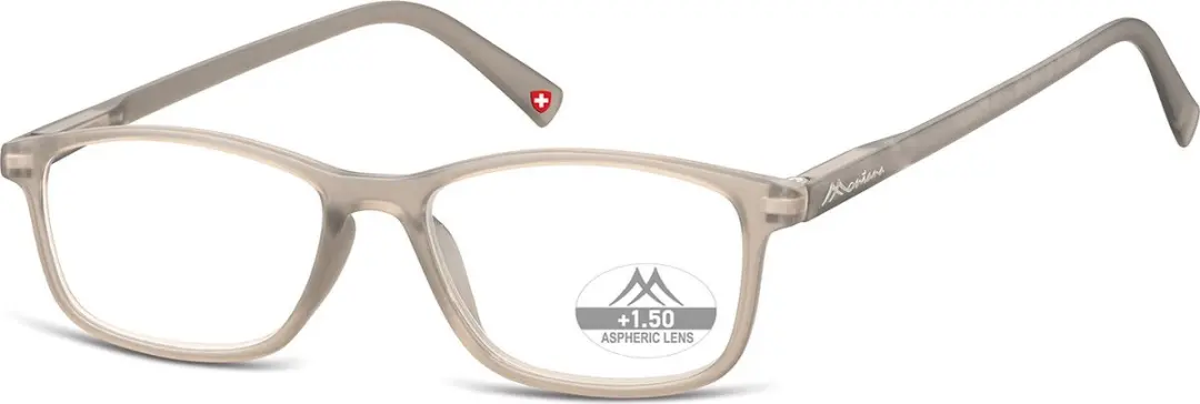 Montana Leesbril MR51C Rechthoekig Grijs +3.50