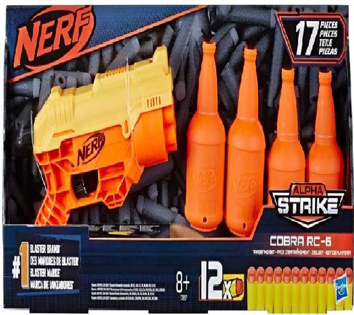 Nerf Alpha Strike Cobra RC-6 Target Set - Oranje