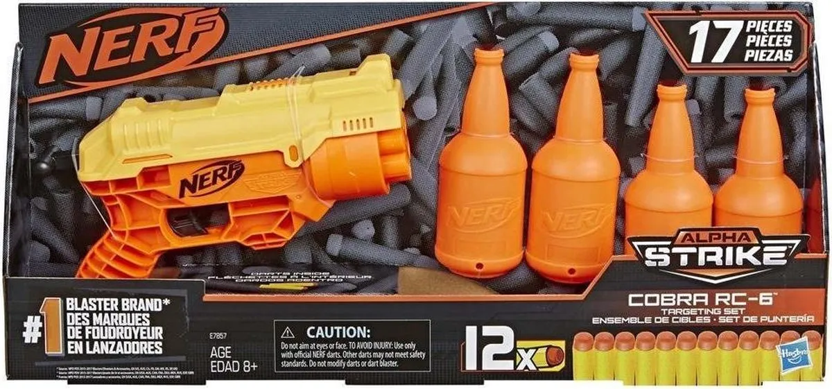 Nerf Alpha Strike Cobra RC-6 Target Set - Oranje
