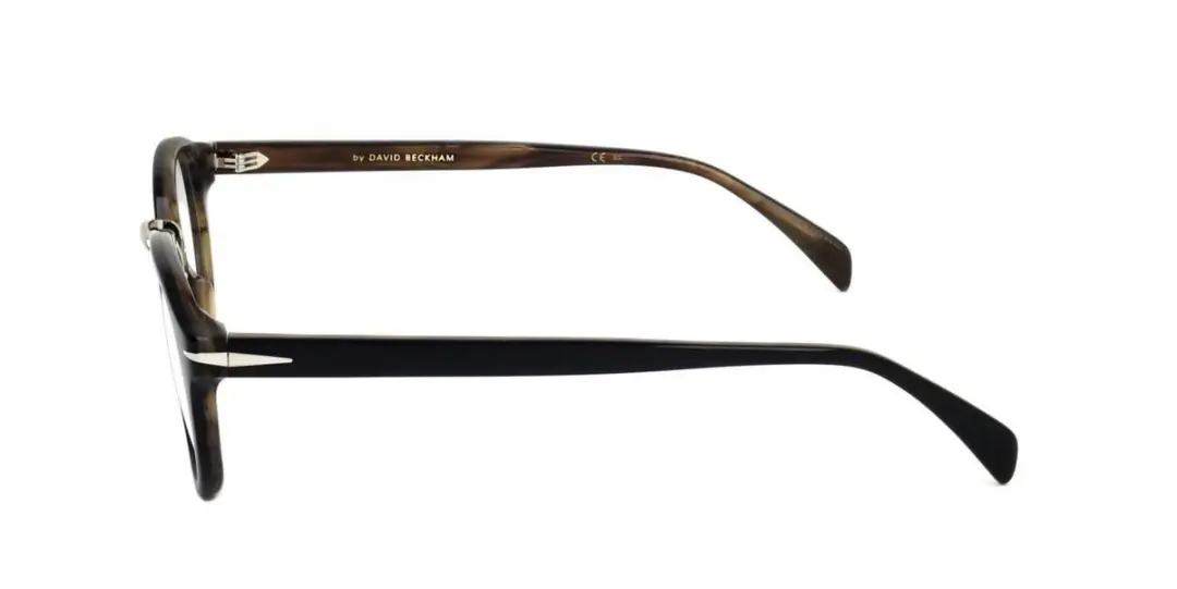 David Beckham DB 1086 Brilmonturen - Zwart gestreept bruin