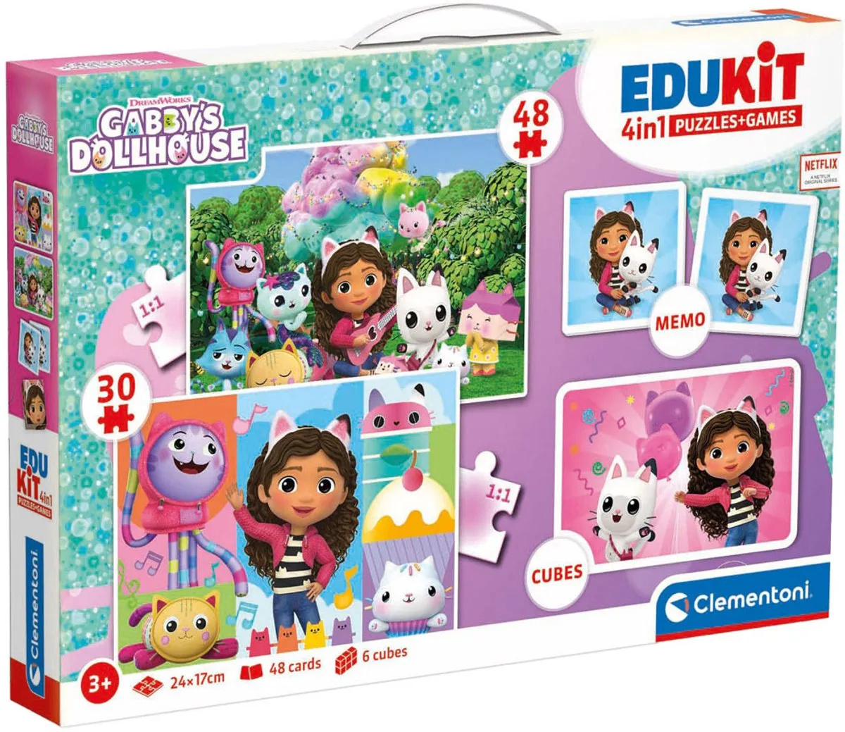 Clementoni Gabby's Dollhouse 4 Educatieve Spellen 18319