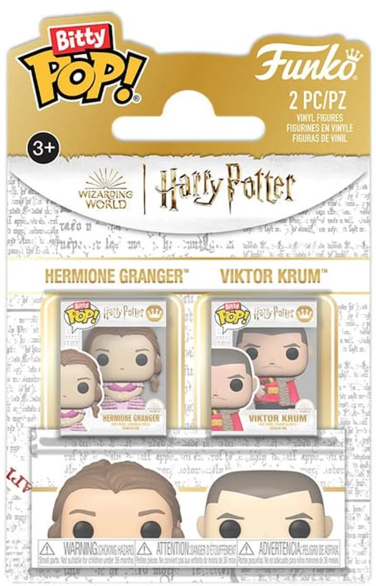 Funko Harry Potter Bitty POP! Hermione & Krum - 2 Stuks