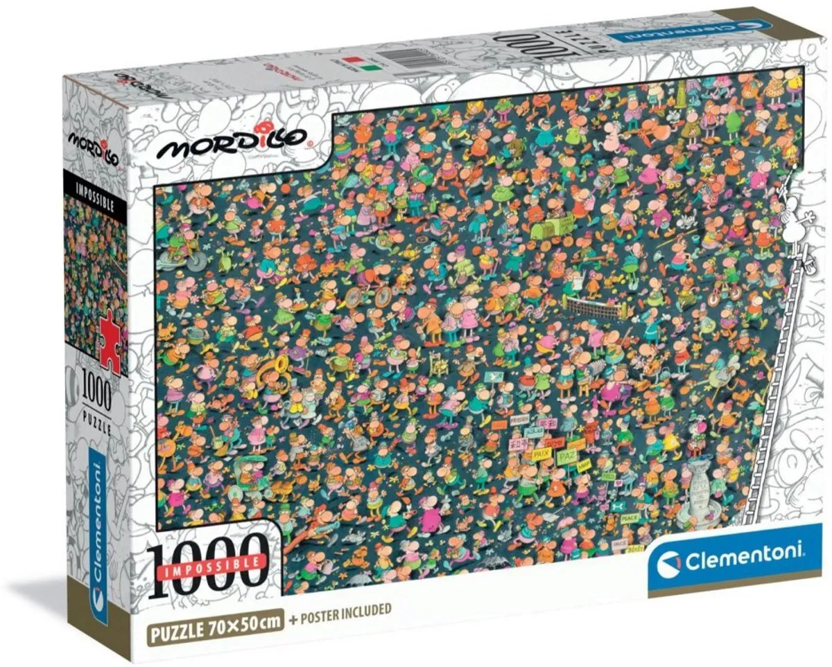 Clementoni Vuurtoren in de Storm Puzzel 1000 Stuks