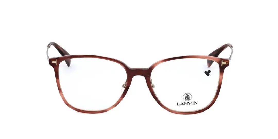Lanvin LNV621SA Brilmontuur - Red horn