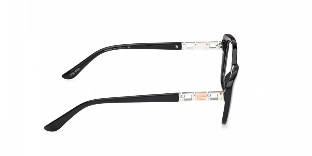 Guess GU50358 Brilmontuur - Shiny Black