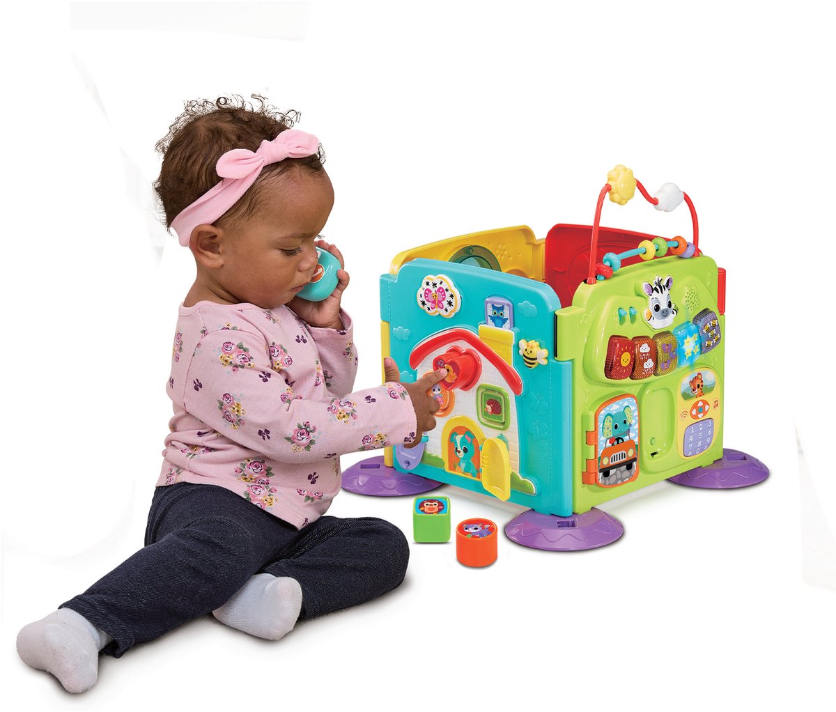 VTech Baby SUPER CENTRE D'ACTIVITÉS MODULABLE, 0,5 jaar, Batterijen vereist, AA, Kunststof, Meerkleurig