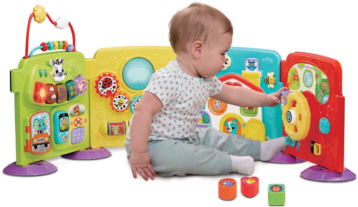 VTech Baby SUPER CENTRE D'ACTIVITÉS MODULABLE, 0,5 jaar, Batterijen vereist, AA, Kunststof, Meerkleurig