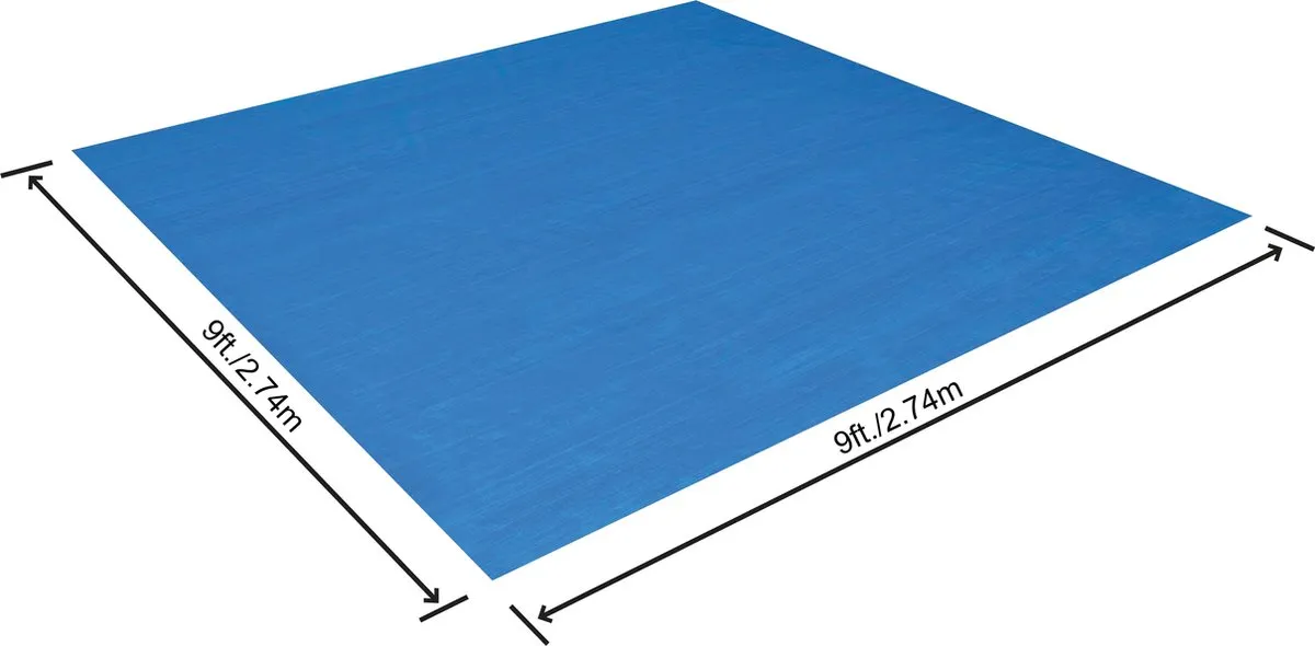 Bestway Grondzeil 274x274cm - Blauw