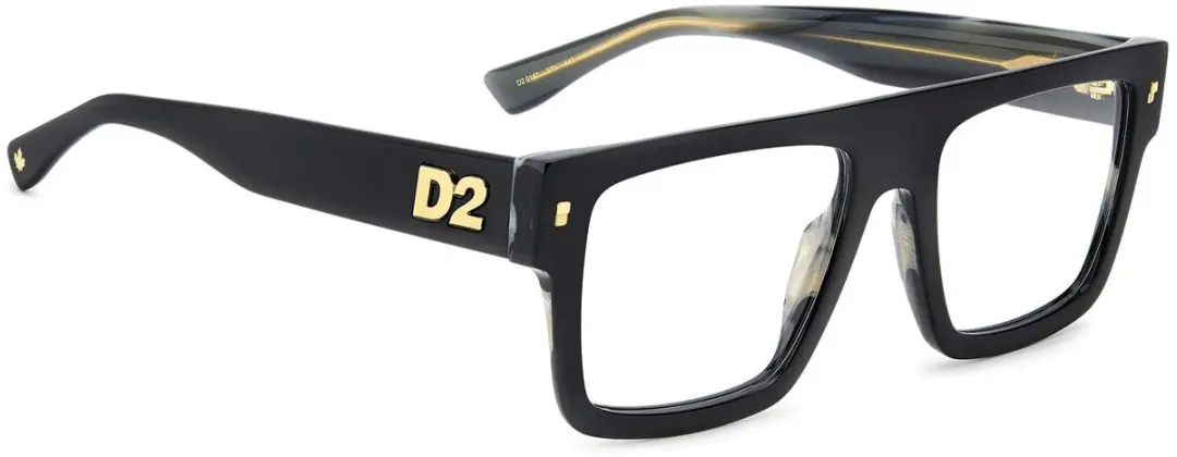 Dsquared2 D2 0147 Brilmontuur - Black Horn - 54/19/145