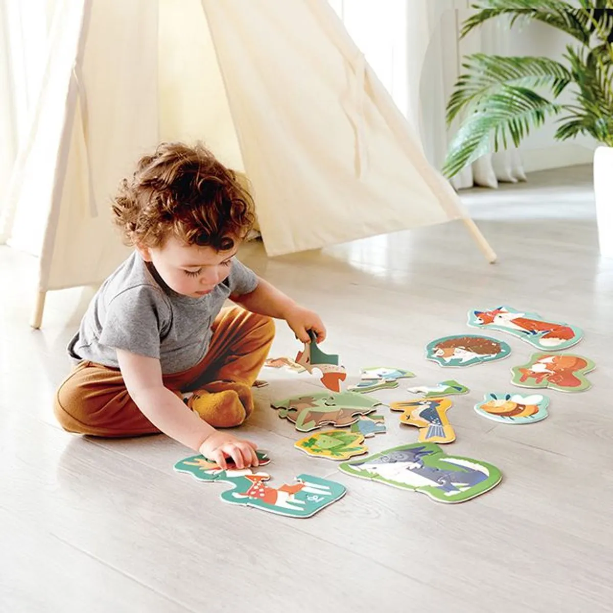 Hape Bosvrienden Puzzel 1000 Stuks - Multicolor