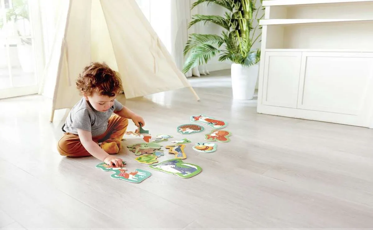 Hape Bosvrienden Puzzel 1000 Stuks - Multicolor - afbeelding 6 van 6