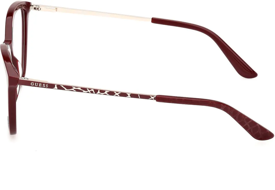 Guess GU50171 Brilmontuur - Shiny Bordeaux