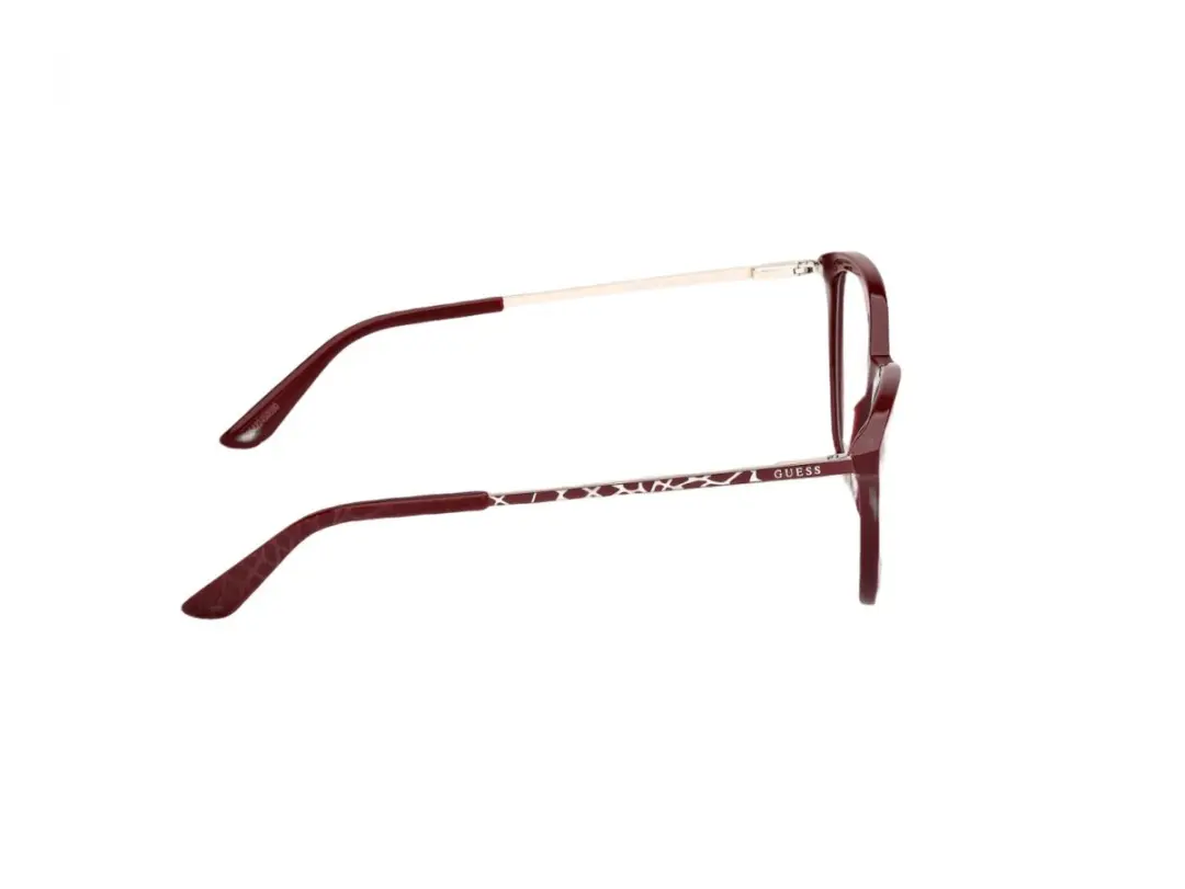 Guess GU50171 Brilmontuur - Shiny Bordeaux