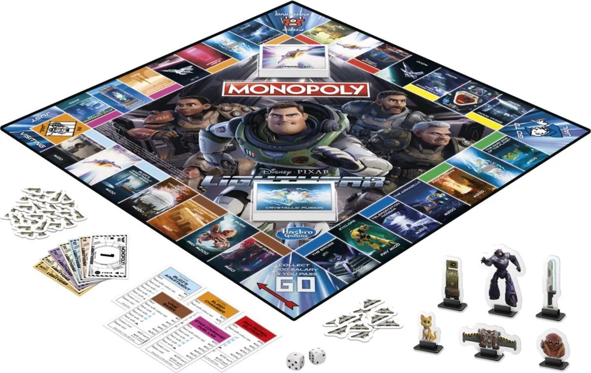 Hasbro Monopoly Disney Buzz Lightyear Bordspel - 2-6 Spelers