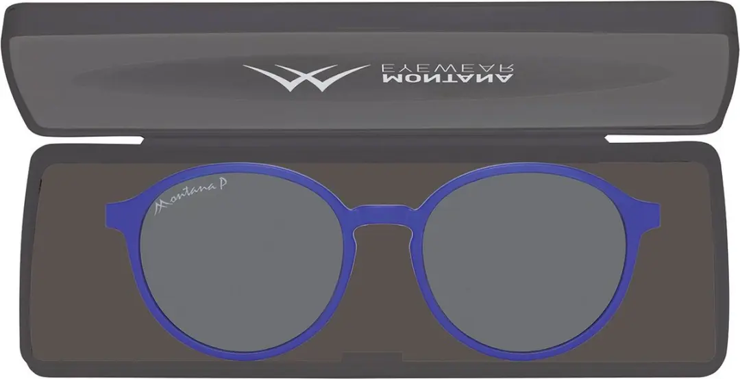 Montana Leesbril MRC4B +2.50 Blauw - inclusief Clip-on Zonnebril