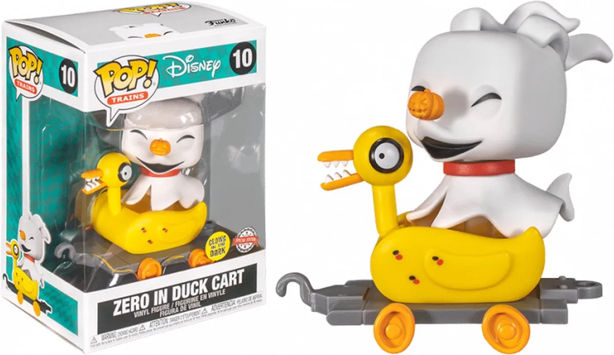 Funko POP! Disney Zero in Duck Cart GITD