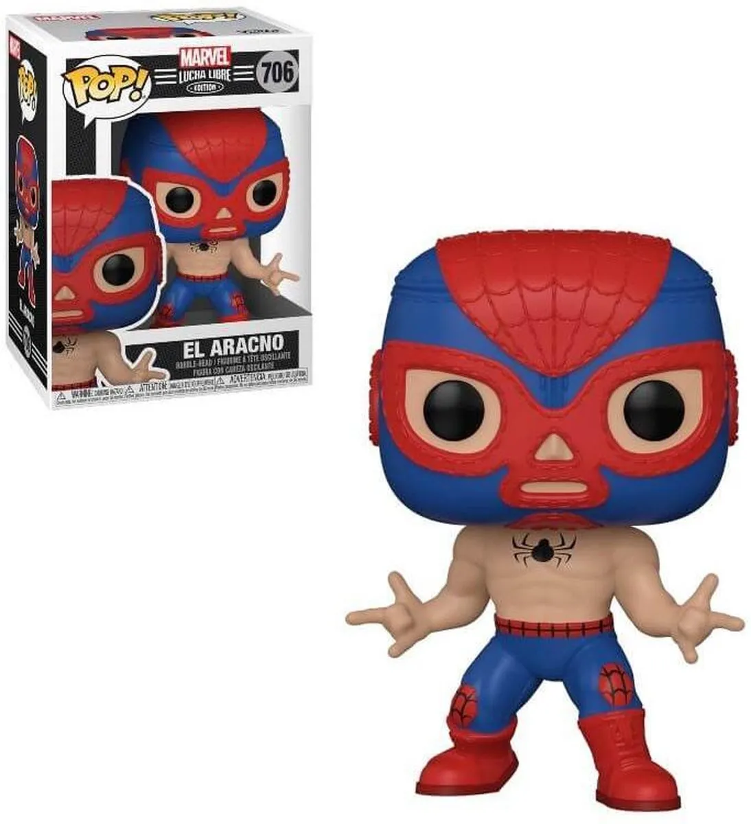 Funko Pop! El Aracno Lucha Libre Edition - 9cm Vinyl Figuur - Meerkleurig - afbeelding 6 van 6