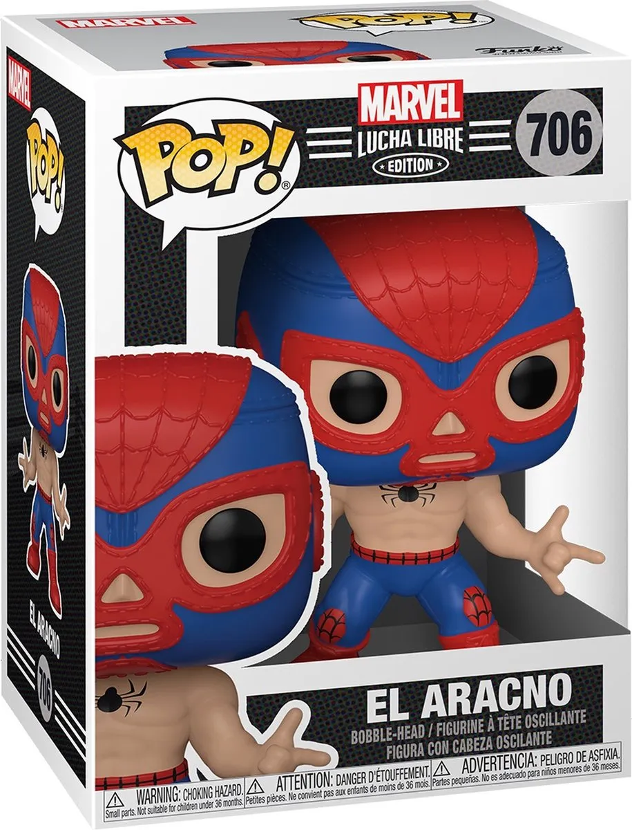 Funko Pop! El Aracno Lucha Libre Edition - 9cm Vinyl Figuur - Meerkleurig