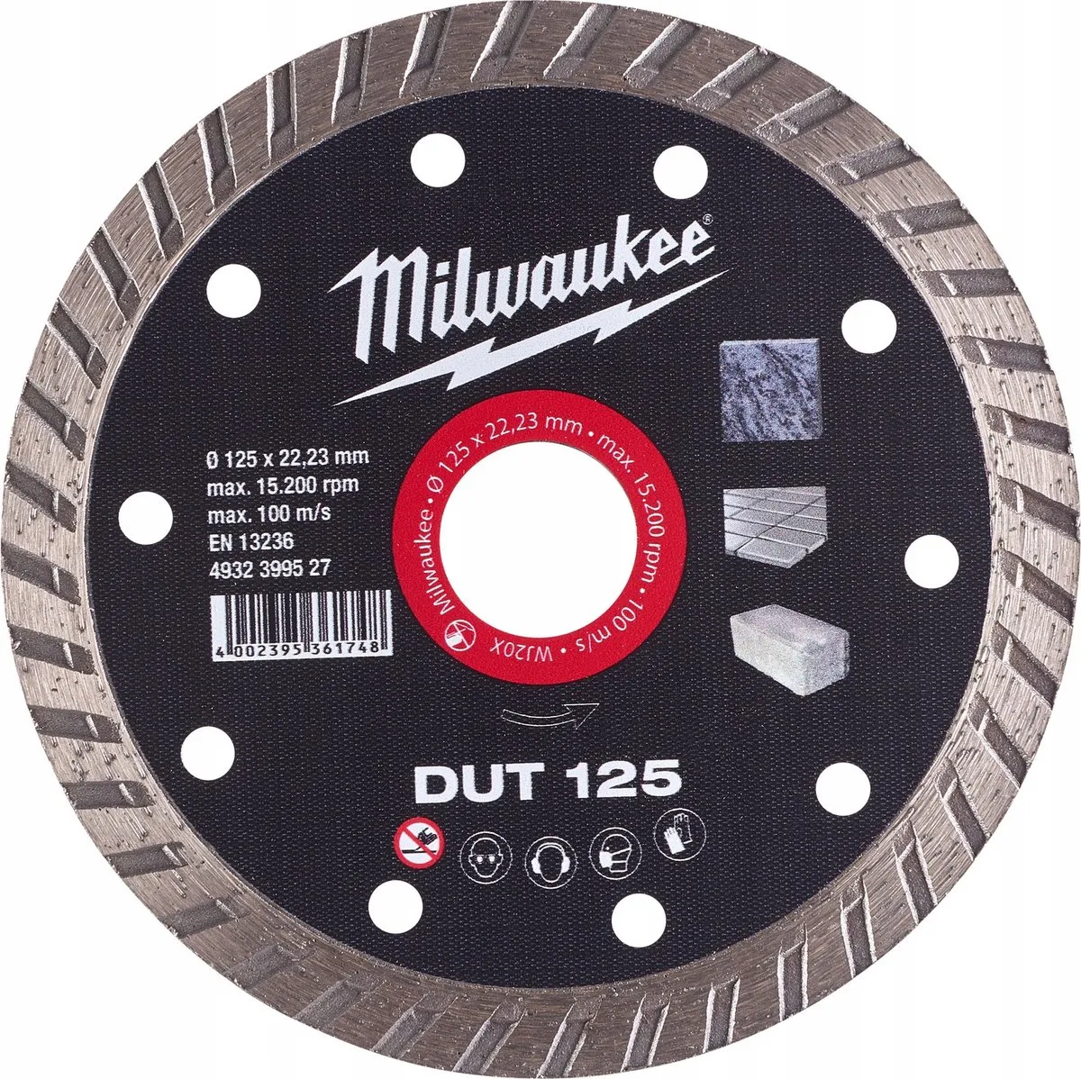 Milwaukee Diamantdoorslijpschijf DUT 125mm - 4932399527 - afbeelding 6 van 6