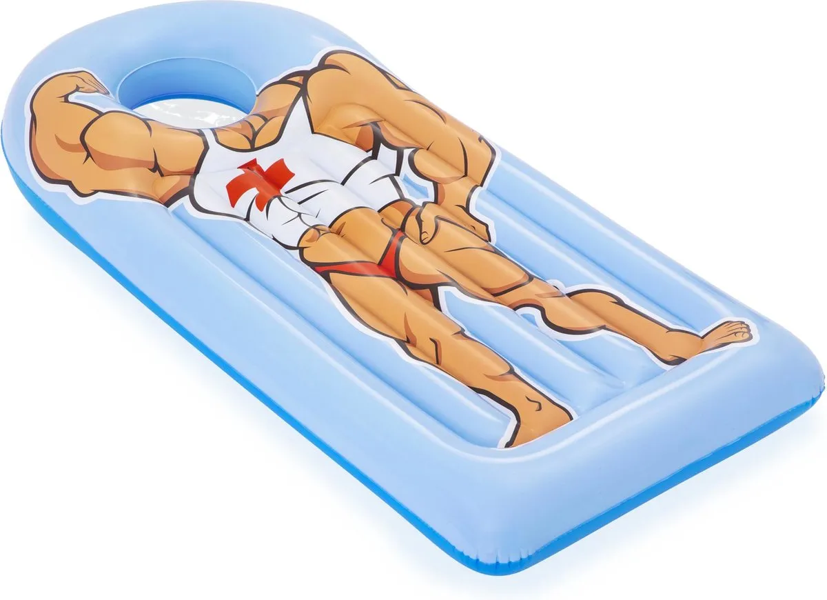 Bestway Face Flip Opblaasbaar Matras 188x89cm - Blauw