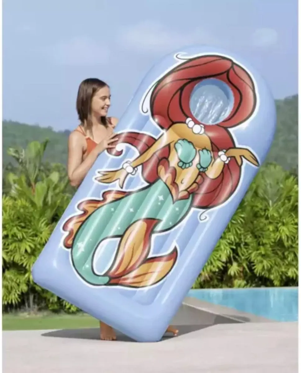 Bestway Face Flip Opblaasbaar Matras 188x89cm - Blauw