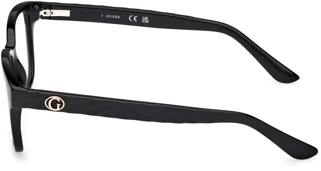 Guess GU50308 Brilmontuur - Shiny Black