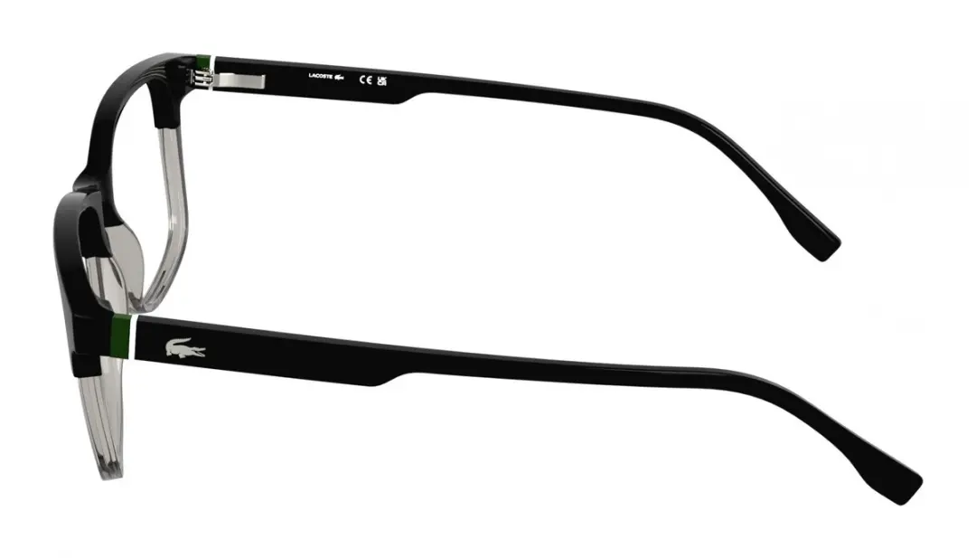 Lacoste L4002 Brilmontuur - Zwart/Transparant Grijs