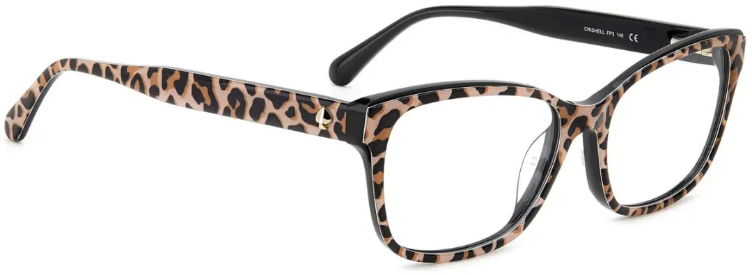 Kate Spade Crishell Brilmontuur - Black Leopard
