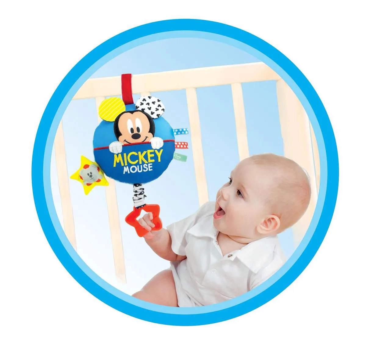 Clementoni Baby Mickey Muziekknuffel - Multi Kleur - afbeelding 3 van 5
