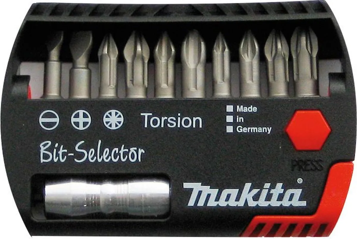 Makita P-53730 Torsion Schroefbitset 11-delig