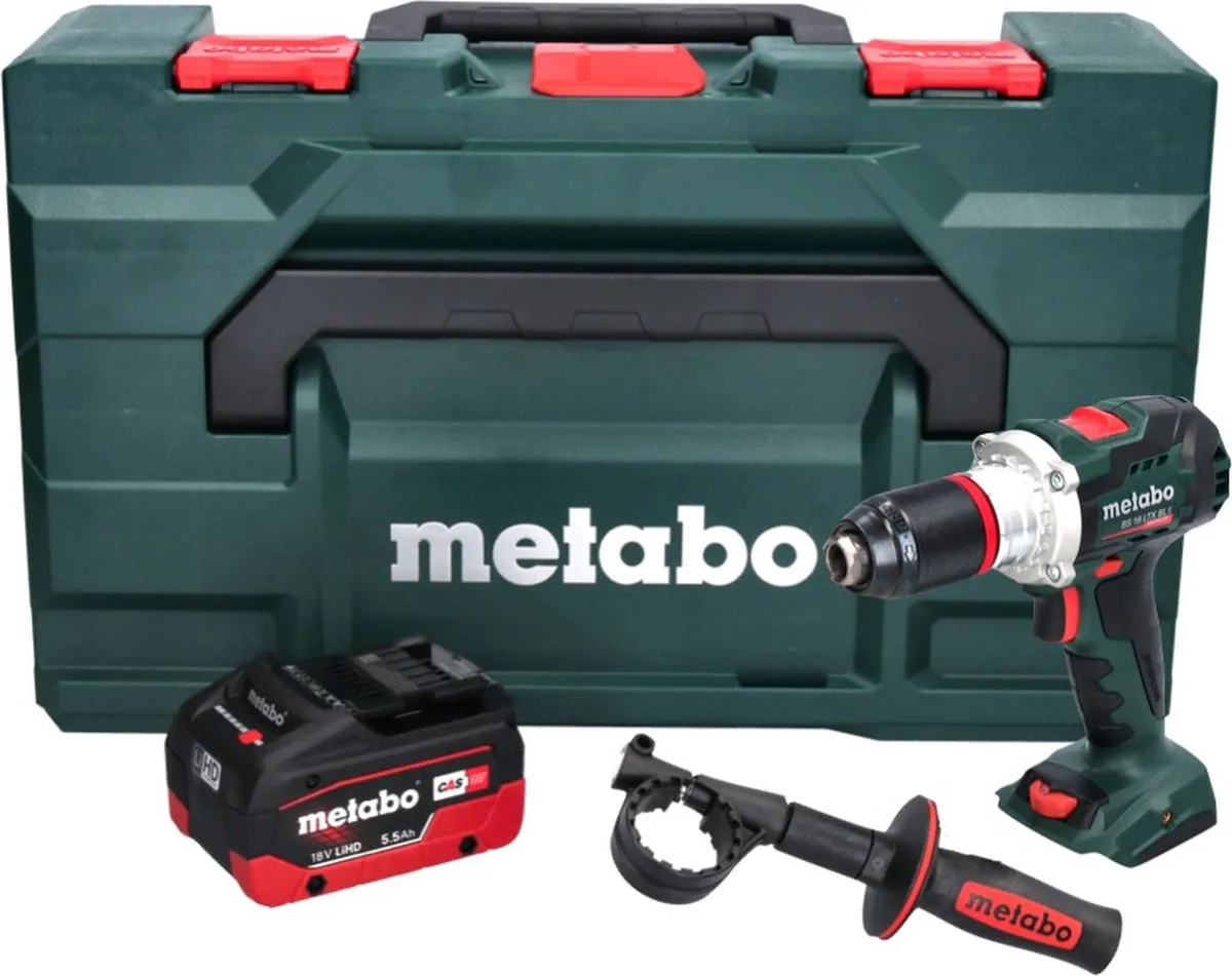 Metabo BS 18 LTX BL I Accuboormachine 18V 130Nm - 1x 5,5Ah Accu