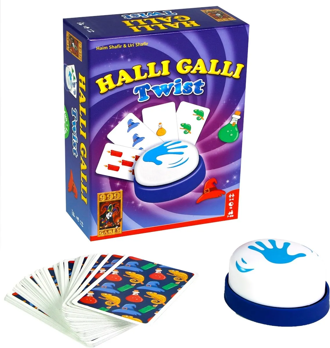 999 Games Halli Galli Twist Actiespel - 56 Kaarten