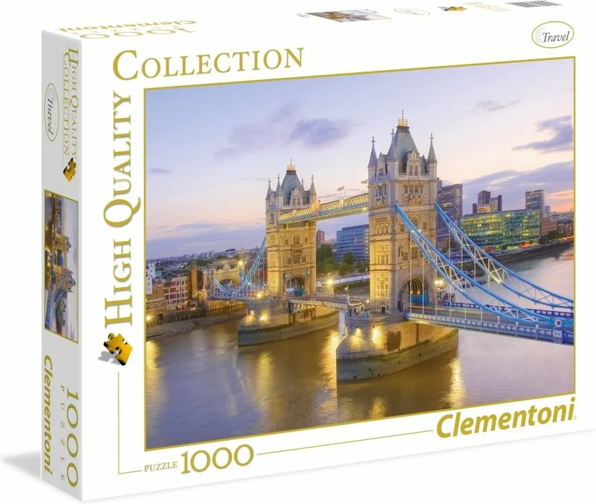 Clementoni Tower Bridge Legpuzzel 1000 Stuks - High Quality